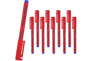 NEWELL BRANDS 10 x Berol Handwriting Pens, Non-Fading Blue Ink, Fine Nib, Washable