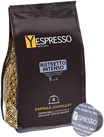 32 COMPATIBLE CAPSULES NESCAFE DOLCE GUSTO – INTENSO RISTRETTO