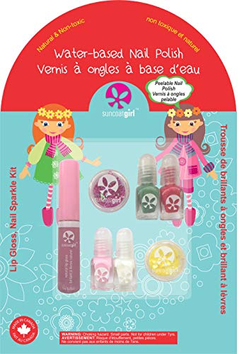 Suncoat Girl | Holiday Magic Kit Scintillant Vernis À Ongles A L'eau Pour Enfants