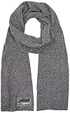 Superdry Orange Label Scarf Echarpe, Gris (Basalt Grey Grit Q6S), Unique (Taille Fabricant: OS) Homme