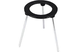 TOMOTATO Lab Tripod Stand, Lab Bunsen Burner Tripod Lamp Support Holder Lab Experiment Supplies