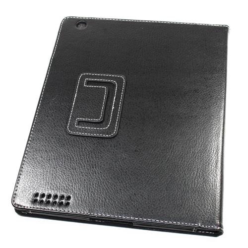 MDA HOUAPIPAD2 schwarze Echtleder Tablet-Tasche für Apple iPad 2 WiFi - 3