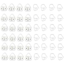 IKEA Ganci Per Tenda - Set 24 Pezzi, Acciaio Inox Grigio