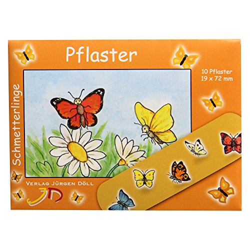 Axisis GmbH CHILDREN'S PATCH butterfly letter 10 pcs