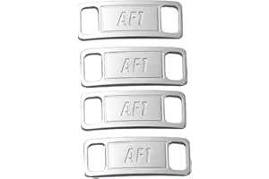 Olegovna Sneaker Lace Charms für Nike Air Force 1, Set mit bunten Dubrae-Charms, 24 Karat vergoldet, 24 Karat beschichtet