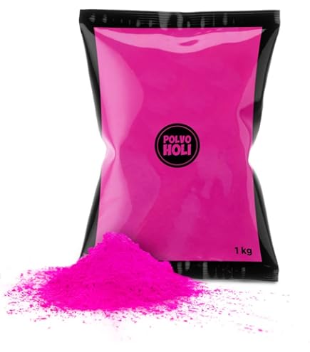 Poudre Biodégradable Non Toxique The Glowhouse Poudre De Holi Néon
