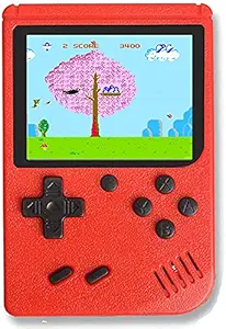 MANYCAST Mini Retro Handheld FC Games Consoles ,Built-in 400 Classic Game, Portable Gameboy 3 Inch LCD Screen 1000mAh Rechargeable Battery TV Output