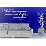 Wandtattoo-Wandaufkleber Spruch/Zitat v. OSCAR WILDE ***Es ist wichtig, Träume zu haben,...*** Größe und Farbe frei wählbar!