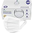 Careview N95 3 Ply Disposable Surgical Face Mask Box with FABRIC Earloop and built in Nose Pin, Certified by BFE>99% and PFE > 95%, SITRA, DRDO, ISO and CE (WHITE, Pack of 400)