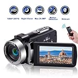 【Gift Perfect Gift & Quality Assurance】: Ce caméscope est petit et léger, vous permettant de le transporter partout avec vous et il est très simple à utiliser. Ce caméscope YinFun bénéficie d'une garantie d'un an. Si vous avez des problèmes ou des préoccupations, n'hésitez pas à nous contacter, nous vous donnerons une solution satisfaisante dans les 24 heures.