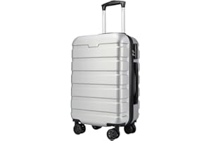 T-LOVENDO.ES Maleta de Viaje Cabina 55x40x20- Equipaje de Mano- 4 Ruedas giratorias- Material ABS Ligero- Semirígida- Candado o Cerradura combinación- Asa telescópica- Trolley