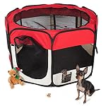 TecTake-Tenda-box-per-cagnolini-cuccioli-e-piccoli-animali-rosso