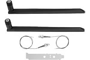 2st Till SMA-kabel + 2st M.2 WiFi Bluetooth Extern 8DB-antenn, Stöd 802.11a / B/G/N/Ac Blueooth-kort, för NGFF/M.2 Trådlöst N