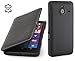Produktbild StilGut Book Type Case mit Clip, Hülle aus Leder für Microsoft Lumia 640 XL / 640 XL Dual SIM, schwarz