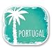 Produktbild 2 x 10cm/100mm Portugal Vinyl SELBSTKLEBENDE STICKER Aufkleber Laptop reisen Gepäckwagen iPad Zeichen Spaß #6489
