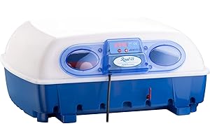 Borotto halbautomatische REAL 49 - Patentierte professionelle Brutmaschine mit Eierwender mit Hebel - für 49 Eier oder 196 kleine Eier