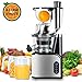 Produktbild Aobosi Entsafter Slow Juicer 80mm Wide Mouth Entsafter Edelstahl Profi Entsafter Ruhiger Motor Hoher Nährstoff Frucht & Gemüsesaft mit Saftkanne & Reinigungsbürste