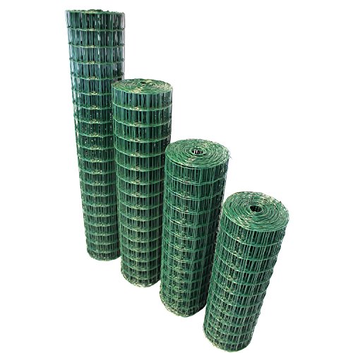TOP MULTI Maschendrahtzaun Wildzaun Gartenzaun PVC-beschichtet grün - versandkostenfrei (D) (76mm 150cm x 10m)