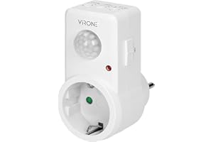 ORNO VIRONE MS-1(GS) Gniazdkowy Czujnik Ruchu 120° IP20 280W Wersja Schuko