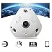 Produktbild Kamera Überwachung Wlan, Weant IP Kamera Wlan 360°3DPanorama Überwachungskamera Handy 960P IR Kamera Glüh lampe Kamera Sicherheitssystem Sicherheit CS Fisheye Objektiv Video Überwachung Kamera