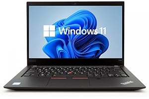 Lenovo ThinkPad T490s Laptop | 14 pollici | 1920 x 1080 | Intel Core i5-8265U | 8 GB DDR4 RAM | 256 GB NVMe | QWERTY | Windows 11 Pro | 1 anno di garanzia