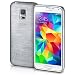 Produktbild OneFlow Schutzhülle für Samsung Galaxy S5 / S5 Neo Hülle Silikon Case aus 1,5mm dünnem TPU | Zubehör Cover zum Handy Schutz | Handyhülle Bumper Tasche Gebürstet Aluminium Optik in Silber