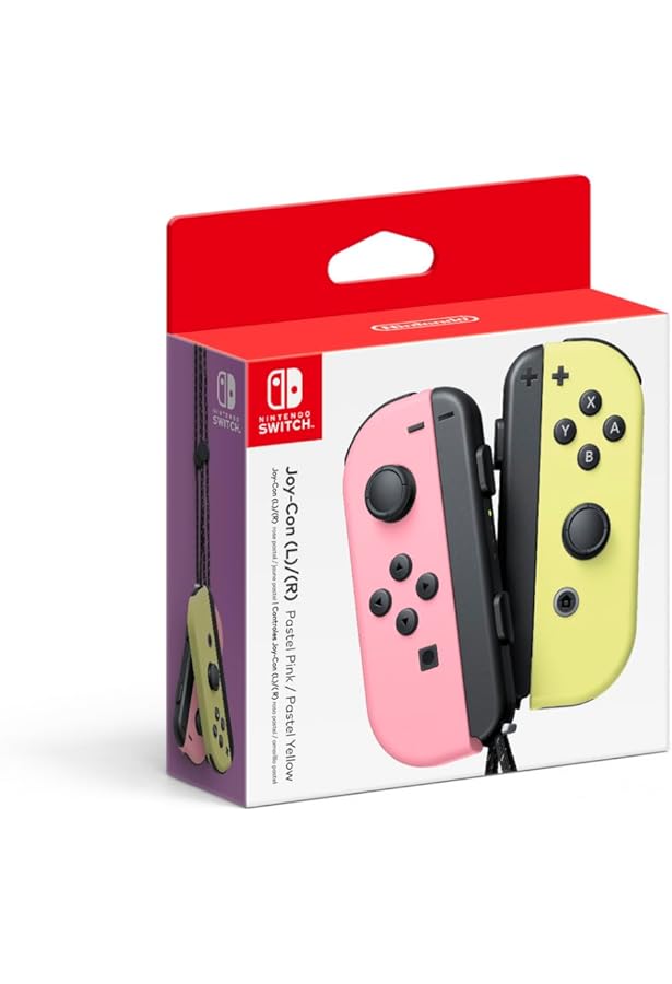 KingBoo Joy-Con (L) neon red /(R) neon Blue Controller for