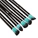 Tonsee Pro 10pcs Makeup Cosmetic Blush Brush Eyebrow Foundation Powder Brushes Kit Set Blue + Black