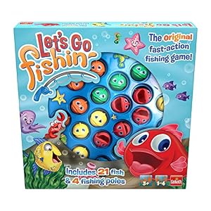 Goliath – LET’S GO FISHIN’ – Juguetes Niños 3 Años – Original Juego de Pesca para Niños- Adecuado como Regalo para Niño y Niña -Estimula los Reflejos – Con Pez y Caña de Pescar