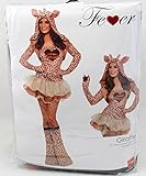 Giraffekostüm Kostüm Giraffe f Damen sexy Damenkostüm Tierkostüm 32-42, Größe:M