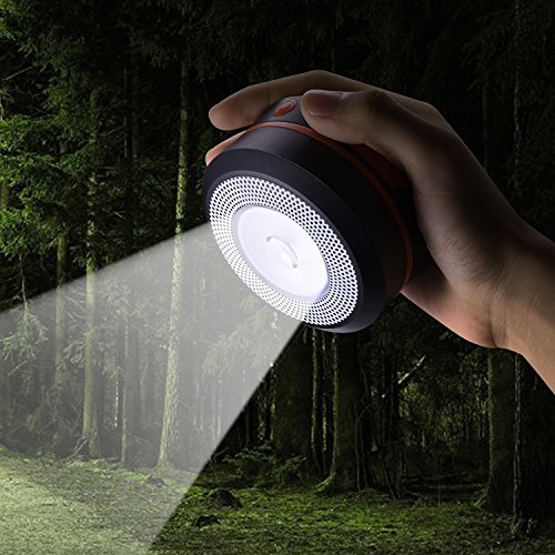 Liqoo® LED Campinglampe Solar Campingleuchte Camping Zelt Laterne Wasserdicht Faltbar Tragbar Zusammenklappbar Taschenlampe mit SOS und Power Bank Funktion, mit USB und Solarpanel aufgeladen - 5