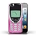 Produktbild Stuff4 Hülle / Hülle für Apple iPhone 5/5S / Rosa Nokia 8210 Muster / Vintage Handys Kollektion