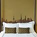 Produktbild Stadt Silhouette Stadtbild Reise Urlaub Destination Toronto Skyline Kunst Aufkleber Schlafzimmer Wand Grafiken, Vinyl, Pre-made C, 20"h x58"w