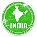 Produktbild 2 x 10cm/100mm Indien Vinyl SELBSTKLEBENDE STICKER Aufkleber Laptop reisen Gepäckwagen iPad Zeichen Spaß #9215