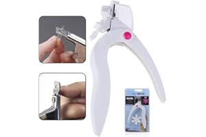 DAN&DRE Coupe-Ongles, Coupe-Ongles en Acier Inoxydable, Bouts d'ongles Faux Coupe-Ongles Outils de manucure Nail Art, Bricolage français Pince à Ongles en Forme de U Coupe-Ongles c