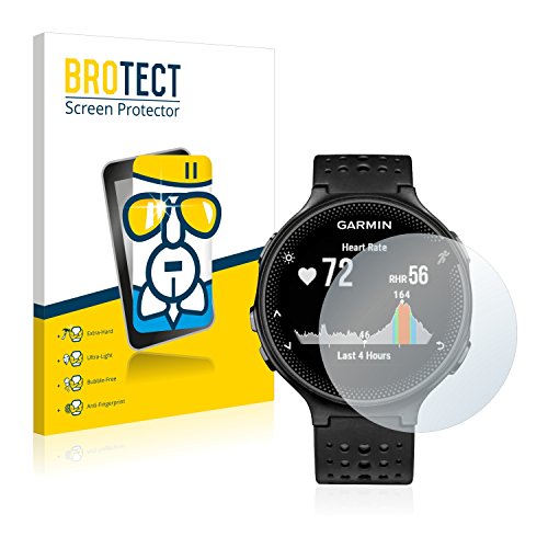 BROTECT Protector Pantalla Cristal para Garmin Forerunner 235 Cristal Vidrio 9H AirGlass