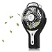 Produktbild USB Handheld Ventilator, Mini Fan mit Zerstäuber,3 Modi der Windgeschwindigkeiten Tragbar-Klimaanlage für heiße Sommeraußen Reisen (Schwarz)