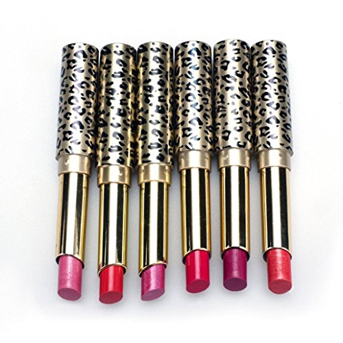 Ularmo 12 Stück / set Lippenstifte Lip Stain Make-up Leopard feuchtigkeitsspendenden Lippenstift (12 Stück / Satz) - 5