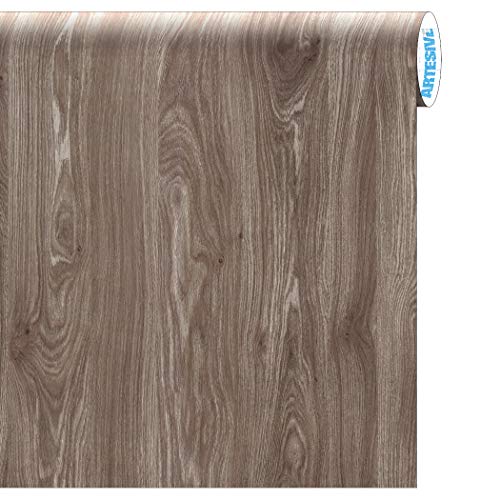 ARTESIVE WD-066 Roble Moka 90 cm x 5 MT. - Película Adhesiva