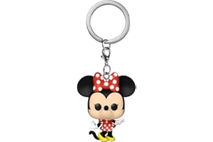 Funko Pop! Keychain: Disney Classics - Minnie Mouse - Minifigura de Vinilo Coleccionable Llavero Original - Relleno de Calcetines - Idea de Regalo- Mercancia Oficial - Minifigura