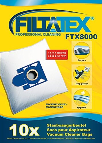 10 x FILTATEX (P) Bags Tchibo TCM airbox hepa-filtertechnik/tcm airbox hepa filtertechnik
