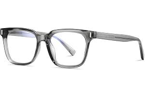 kachawoo Blått ljusblockerande glas för män kvinnor mode glasögon ram TR90 glasögon fyrkantiga glasögon