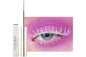 INGZY 12 Colors Waterproof Mascara Non-Dizzy Long-Lasting Mascara Bleu Blanc Violet Vert Eyelash Eye Makeup