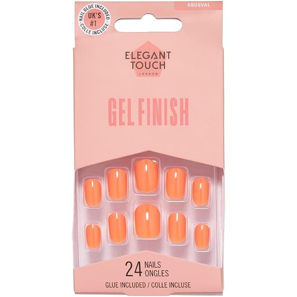 Elegant Touch Dream Nails - Künstliche Fingernägel "Rote Herzen" In Kurzer Mandelform