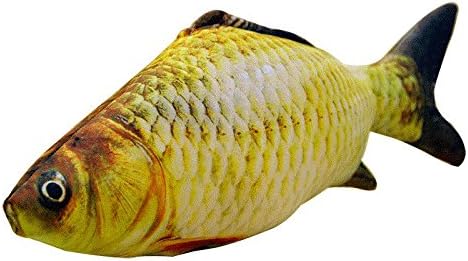 Anterrier Fish Stuffed Animal Cushion Soft Cuddly Plush Throw Pillow (8")