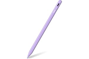 Metapen Penna A8 Compatibile con Apple iPad 2018-2024, Ricarica Rapida, Sensibile all'Inclinazione & Rifiuto del Palmo, Stylus Pen, Compatibile con 10/9/8/7, Pro 11/12.9, Air 3/4/5, Mini 5/6 (Viola)