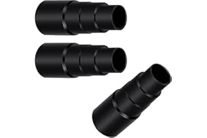 3Pcs Dust Extractor Hose Adaptor, Universal Vacuum Hose Adapter for Dust Collector Hoses, Dust Extraction Hose Adaptor for Circular Saw, Table Saw, Jigsaw, Power Tools Cumilo
