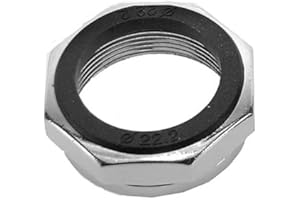 RIDEWILL BIKE Dado bloccaggio 1'' Serie sterzo 22,2mm Silver (Ricambi Serie Sterzo) / Top locknut 1'' headeset 22,2mm Silver (Headset Spare Parts)