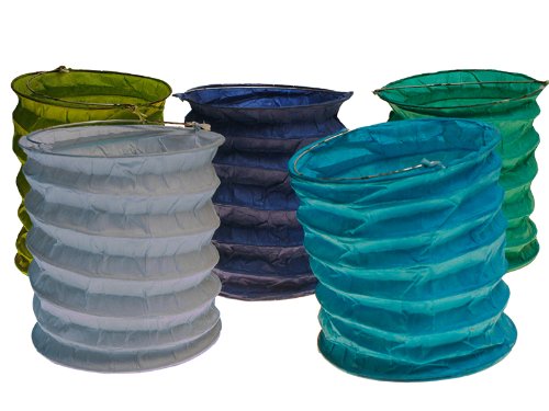 kadoh Papierlampions Set of 5 blau-grün (M)