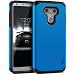 Produktbild LG G6 Hülle - BEZ® Handyhülle Stoßfestes Etui, [Heavy Duty Serie] Outdoor Dual Layer Armor Case Handy Schutzhülle [Shockproof] robuste Hülle für LG G6 - Blaue Marine